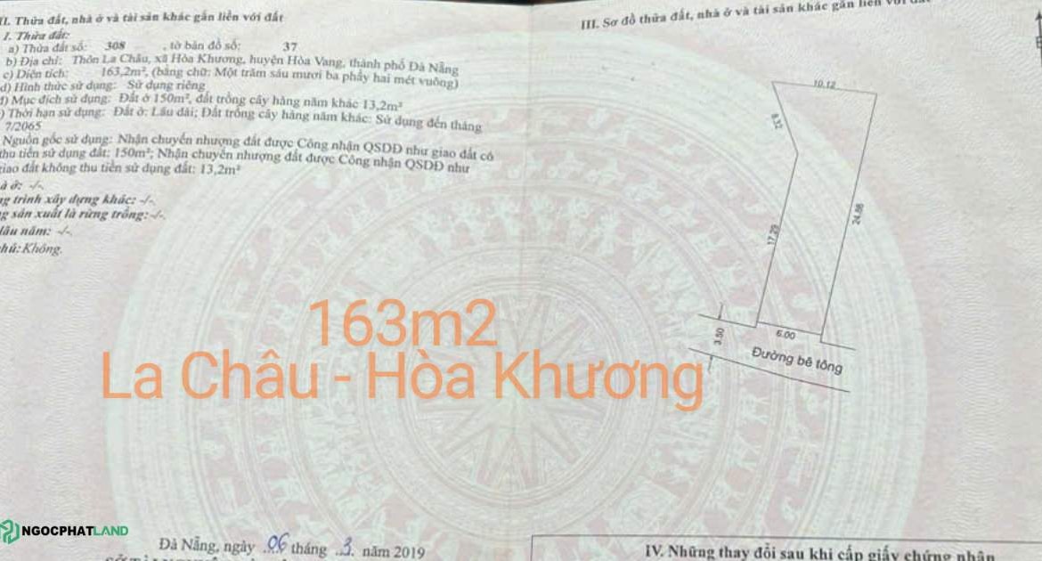 đất sát sông La Châu Hòa Khương Hòa Vang