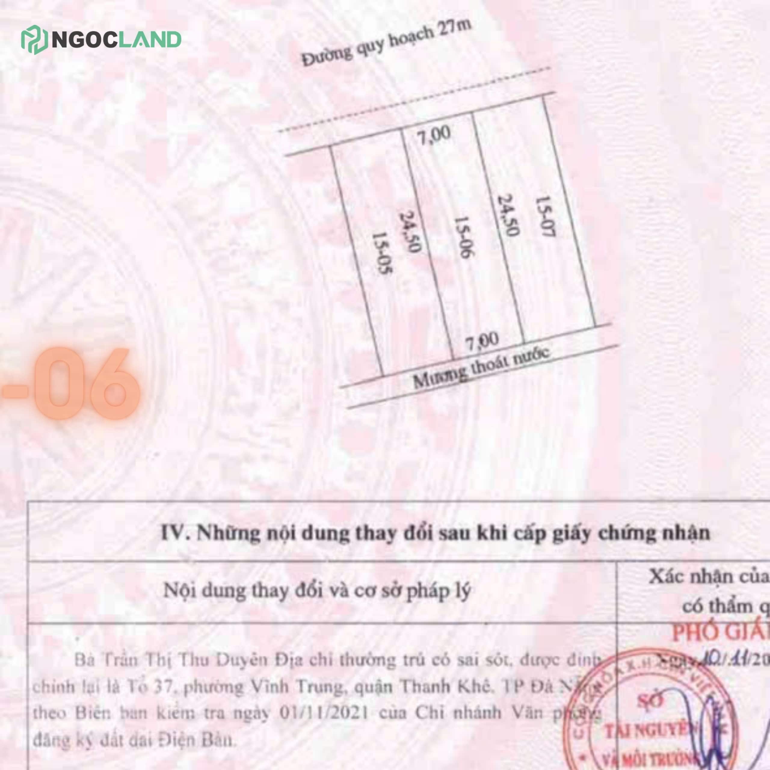 Bán Lô Biệt Thự Đường Nguyễn Gia Thiều
